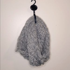 Light grey infinity scarf